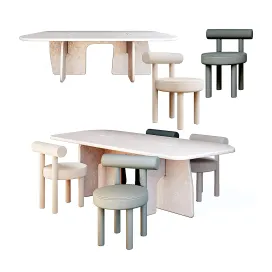 Lame by davani dining table gropius cs by noom chair